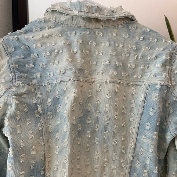 distressed denim jacket - Picture 5 of 5